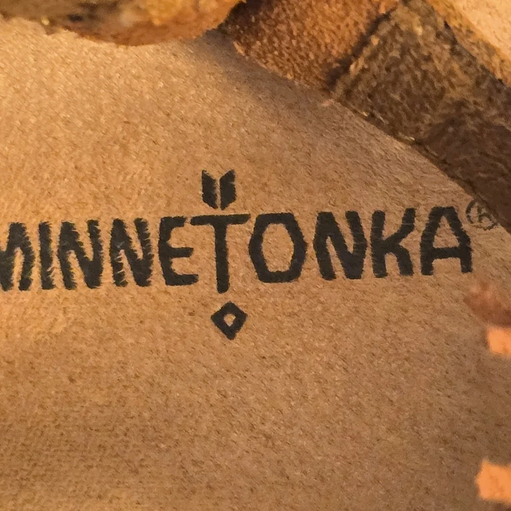 Minnetonka Desi Brown Sandals with Colorful Accents 8